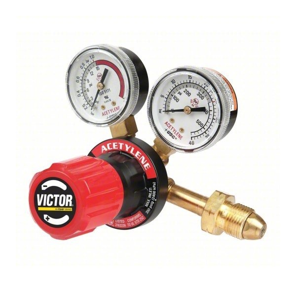 Regulator, Heavy-Duty, Single Stage, Acetylene Gas